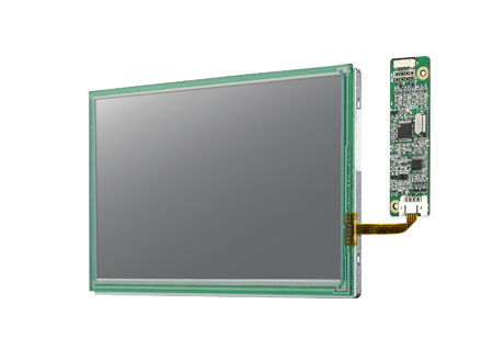 10.1" WXGA Industrial Display Kit with 500nit IPS LCD, PCAP touch